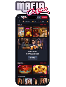Téléchargement de l'application Mafia Casino.