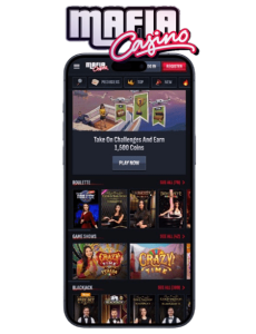 Téléchargement de l’application Mafia Casino pour Android.
